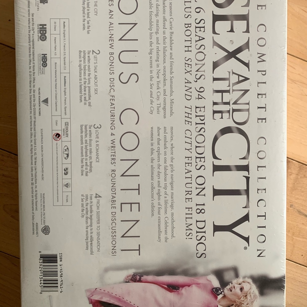 DVD Set Sex In The City Complete Episodes